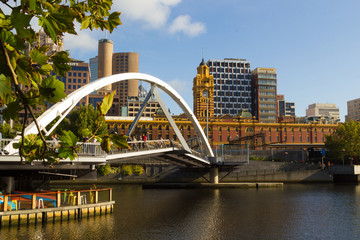 Flinders street station and the Yarra river