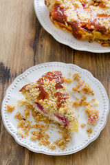 pie on plate