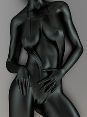 Fototapeta premium Black Female Body Art