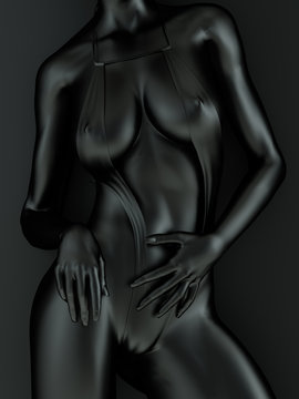 Black Female Body Art