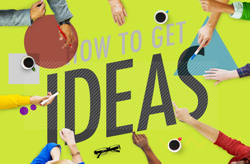 Fototapeta premium Ideas Thinking Concept Inspiration Creativity Concept