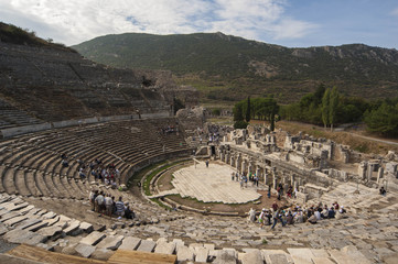 EFES/TURKEY 11TH OCTOBER 2006 - The Theatre of Ephesus