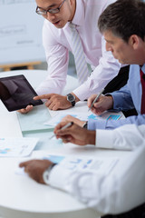 Using tablet computer