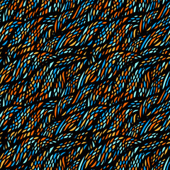 Plakat Seamless wave pattern