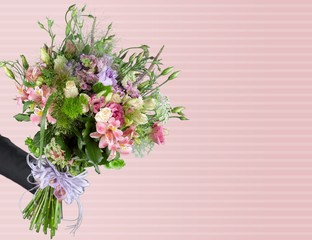 Flower. Romantic gesture