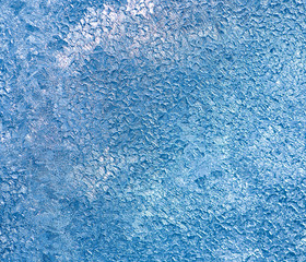 Frosty natural pattern on window