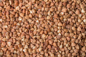 buckwheat groats background