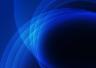 Abstract Light Vector Blue Background