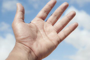 open hand