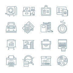 Office Life Icons Collection