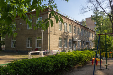 courtyard of the kindergarten