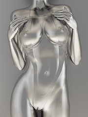 Silver female body