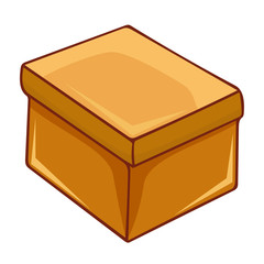Wooden table isolated illustration