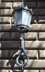 Street lantern in Riga.