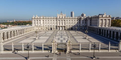 Foto op Canvas Palacio Real de Madrid © josevgluis