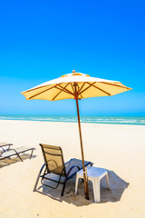 Umbrella beach chair