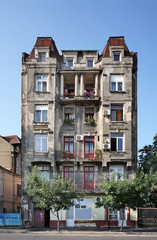 Building in Bucharest. Romania