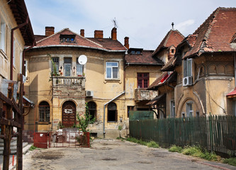 Building in Bucharest. Romania