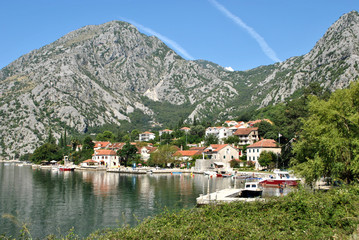 View of Orahovac town in summer day.