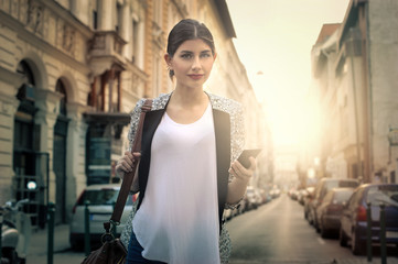 Walking in the city