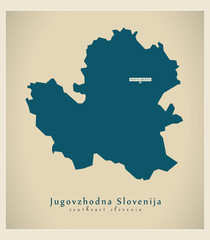 Modern Map - Jugovzhodna Slovenija SI