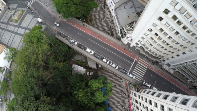 Aerial View of  Sao Paulo Downtown City, Brazil