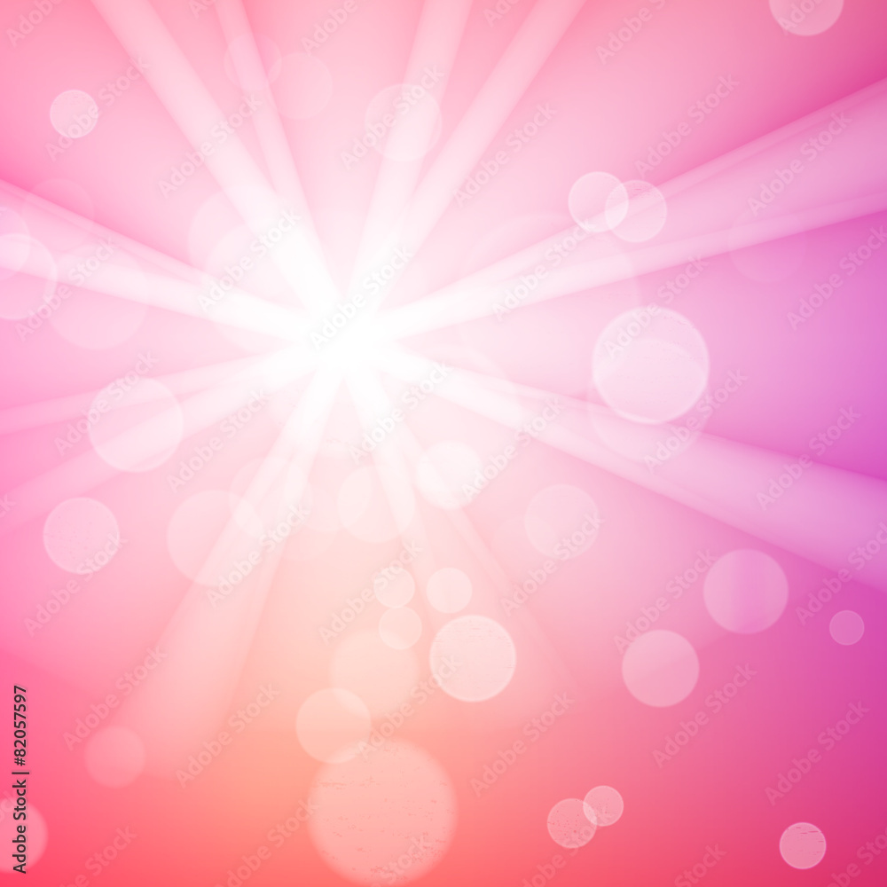 Aufkleber Abstract bokeh sparkles on blurred background