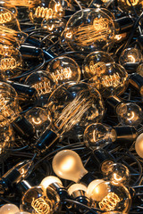 Lightbulbs background