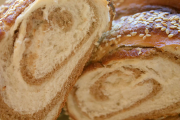 Fresh Homemade Challah Bread.