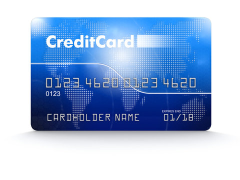 Credit Card (clipping path included)