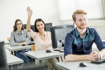 Obraz premium Students in the classroom