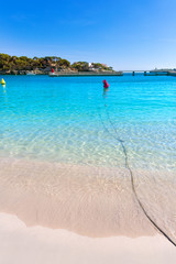 Fototapeta premium Majorca Porto Cristo beach in Manacor at Mallorca