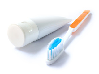 Toothbrush and toothpaste