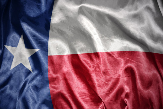 shining texas state flag