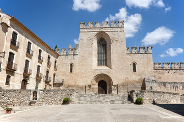 Fototapeta na wymiar The Royal Monastery of Santa Maria de Santes Creus.Catalonia.Spa