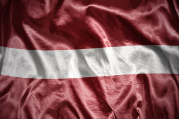 shining latvian flag