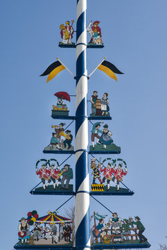 Zunftbaum auf dem Viktualienmarkt | M&uuml;nchen