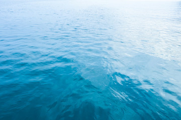 Blue sea water