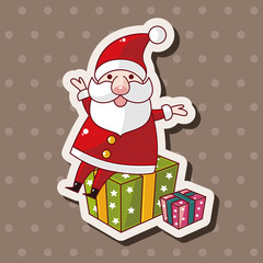 santa claus theme elements