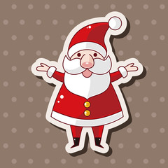 santa claus theme elements