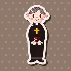 pastor and nun theme elements