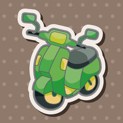 transportation motor theme elements