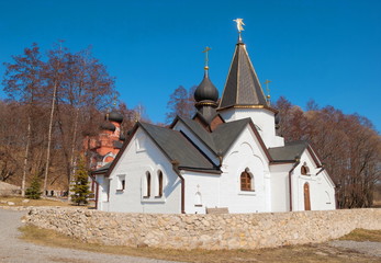 Church complex on site of  holy spring in  Ryazan region