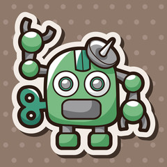 robot theme elements