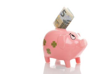 Rosa Sparschwein, Euros