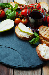 Traditional italian antipasto