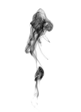 Abstract dark smoke