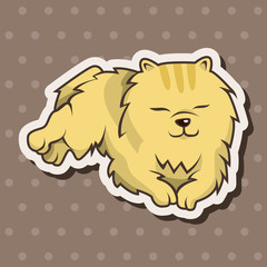 cat cartoon theme elements