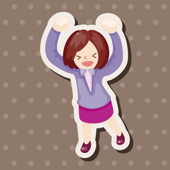 Office workers theme elements