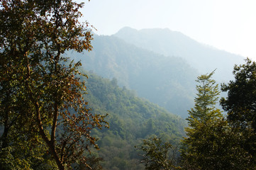 Fototapeta na wymiar Himalayas. Nature and landscape of the Himalayan Mountains